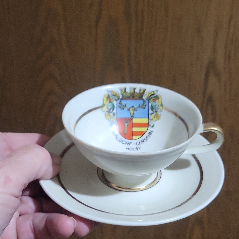Vintage Demitasse Teacup and Saucer~German